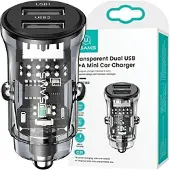 Usams C31 3A 2xUSB-A Schnellladegerät schwarz/black CC162CC01