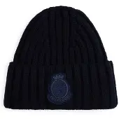 Tommy Hilfiger Mütze Th Crest Fluffy AW0AW18210 Dunkelblau