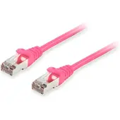 Equip Cat.6A S/FTP Patchkabel, 30m, Pink, 30 m, Cat6a, S/FTP (S-STP), RJ-45, RJ-45, Pink
