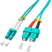 Lindy 10m OM3 LC - SC Duplex, 10 m, OM3, LC, SC