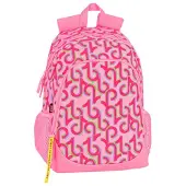 Perona Anpassungsfähige Tiktok-rucksack-duette 42 Cm Rosa Rosa One Size