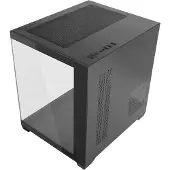 Tacens Mars Gaming MC-VIEW2, Mini Tower, PC, Schwarz, micro ATX, Mini-ITX, Metall, Gehärtetes Glas, Gaming