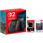 Nintendo Switch 2 + Mario Kart Welt + Hitman + Oniverse Displayschutzfolie