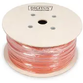 Digitus CAT 7 S/FTP Datenkabel - Verlegekabel, 500 m, Simplex, Dca-s2, d1, a1, 500 m, Cat7, S/FTP (S-STP), Orange