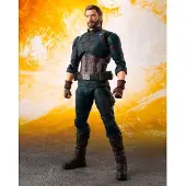 Marvel Avengers Infinity War S.H. Figuarts Actionfigur Captain America & Tamashii Effect Explosion 16 cm BTN27626-5