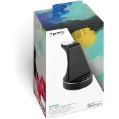 TooQ TQCD02W, Drinnen, USB, 9 V, 3 A, Kabelloses Aufladen, Schwarz