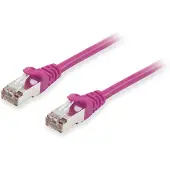 Digital Data Communications Equip Cat.6A S/FTP Patchkabel, 10m, Violett, 10 m, Cat6a, S/FTP (S-STP), RJ-45, RJ-45, Violett