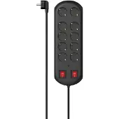 Hama 10 Stecker Mehrfachsteckdose 2 M