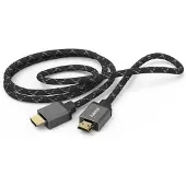 Hama HDMI-Kabel "Ultra High Speed HDMI-Kabel Stecker-Stecker 8K Metall HDMI-Kabel 2m", grau, 200cmcm, Kabel, HDMI-Kabel