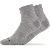 Heber Peak - Merino SylvaHe. Quarter 2-Pack - Multifunktionssocken Gr 39-41 grau