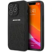 Mercedes Amg Amhcp13losdbk Iphone 13 Pro13 6.1 Leather Curved Lines Handyhülle