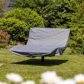 SCALANT Waldsofa Swing mit Auflage, Kissen und Schutzhülle, Lärche, 360° drehbar