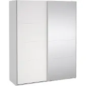 Ebuy24 Catania Schiebetürenschrank 2 Türen 180x220cm weiß.