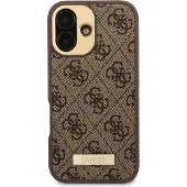 GUESS Fall 4G Logo Platte Magsafe Na Iphone 16 - Brązowe