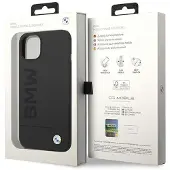 BMW Bmhmp14mslblbk Iphone 14 Plus15 Plus 6.7 Silicone Signature Handyhülle