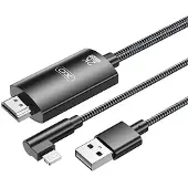 XO Hdmi Usb Lightning Kabel 1.8 M Silber Silber One Size