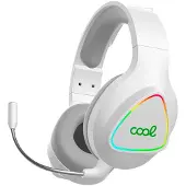COOL Accesorios 8434847055800, Verkabelt & Kabellos, 20 - 20000 Hz, Gaming, Kopfhörer, Weiß