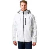 Helly Hansen für Herren. 34443 Segeljacke Crew Hooded 2.0 weiß (S), Lässig, Polyester, Draußen