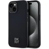DKNY Pu Leather Stack Logo Magsafe Iphone 15 Handyhülle