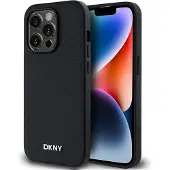 DKNY Pu Leather Metal Logo Magsafe Iphone 14 Pro Max Handyhülle
