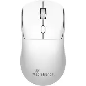 MediaRange MROS257, Beidhändig, Optisch, 1600 DPI, Weiß