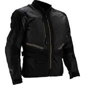 Leatt ADV Flowtour 5.5 wasserdichte Motorrad Textiljacke, schwarz, 2XL