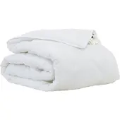 vidaXL Bettdecke 220 x 135 x 4 cm Keine Polyester Weiß Atmungsaktiv