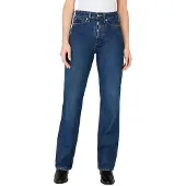 Pepe Jeans für Damen. PL204844 Jeans Straight Hw Deep Ocean (26/32), Blau, Lässig, Baumwolle, Denim, Nachhaltig