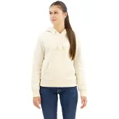 Superdry für Damen. W2012141A Luxe Metallic Sweatshirt gebrochenes Weiß (XL), Lässig, Baumwolle
