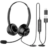 New Bee Kabelgebundenes Headset mit Mikrofon H368