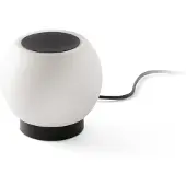 LOREFAR MOY glatte schwarze Tischleuchte mit Schalter 40065