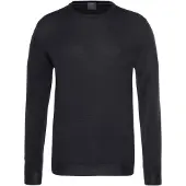Olymp Pullover O-Hals Wolle Dunkelblau