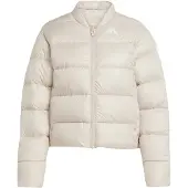 Adidas Winterjacke SPORTSWEAR "ESSENTIALS CLIMAWARM KUNSTDAUNEN PUFFER", Damen, Gr. S, beige (wonder aluminium), Obermaterial: 100% Polyester, normal, Jacken Winterjacke