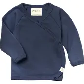 Engel - Baby-Wickelshirt - Merinolongsleeve Gr 62/68 blau