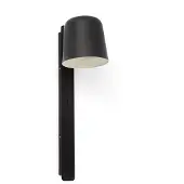 Faro Wandleuchte Tila, schwenkbarer Kopf, schwarz