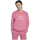 Adidas Sweatshirt Trefoil JV8571 Rosa Loose Fit