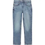 s.Oliver 5-Pocket-Jeans JUNIOR, Jungen, Gr. 176, N-Gr, blau (light blau), Denim/Jeans, Obermaterial: 99% Baumwolle, 1% Elasthan, unifarben, lang, Jeans 5-Pocket-Jeans, mit Stretch