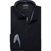 Olymp Langarmhemd "Luxor modern fit" modern fit, Global-Kentkragen, Businesshemd