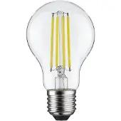 Paulmann LED-Leuchtmittel "Efficient-Line Filament 230V LED Birne E27 806lm 4,3W 4000K dimmb.Klar", Energieeffizienz: B, transparent, L:10,5cm Ø:6cm, Leuchtmittel, LED-Leuchtmittel