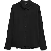 Vero Moda Hemdbluse "VMBUMPY L/S BASIC SHIRT WVN GA NOOS"