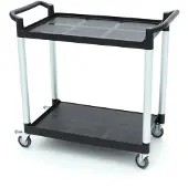 Maxima - Servierwagen - 2 Kunststoffregale - 103 x 50,5 cm