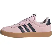 Adidas Sneaker SPORTSWEAR "VL COURT 3.0", Damen, Gr. 42,5, clear pink, legend ink, gum 3, Leder, Synthetik, Schuhe Sneaker, inspiriert vom Design des samba