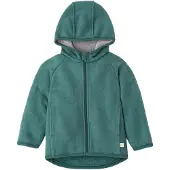 Disana - Kid's Walk-Jacke Zipp - Wolljacke Gr 110/116 türkis
