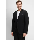 Cinque Sakko "CIDITO", Herren, Gr. 102, schwarz, Web, Obermaterial: 52% Polyester, 21% Polyamid, 17% Viskose, 10% Elasthan, unifarben, regular fit, Sakkos Sakko, in 2-Knopf-Form