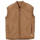 Disana - Kid's Walk-Weste - Merinoweste Gr 110/116 braun