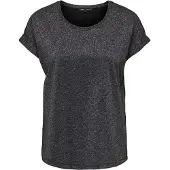 ONLY "ONLMOSTER GLITTER S/S TOP NOOS JRS" mit Glitzerdetail