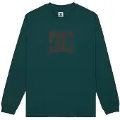 Dc-shoes Langarmshirt "DC Star Hls", Herren, Gr. M, grün (ponderosa pine), Obermaterial: 75% Baumwolle, 25% Baumwolle., Shirts Langarmshirt