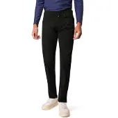 Pierre Cardin 5-Pocket-Hose "PC-Lyon", Herren, Gr. 30, Länge 30, schwarz, Web, Obermaterial: 97% Baumwolle, 3% Elasthan, weit, unten schmal lang, Hosen 5-Pocket-Hose, Tapered fit