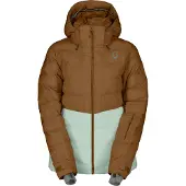 SCOTT SCO Jacket Ws Ultimate Warm bread brown/fresh green EU XL