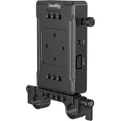 SmallRig 3498B V-Mount Batterieadapter Platte mit doppelter Stabklemme